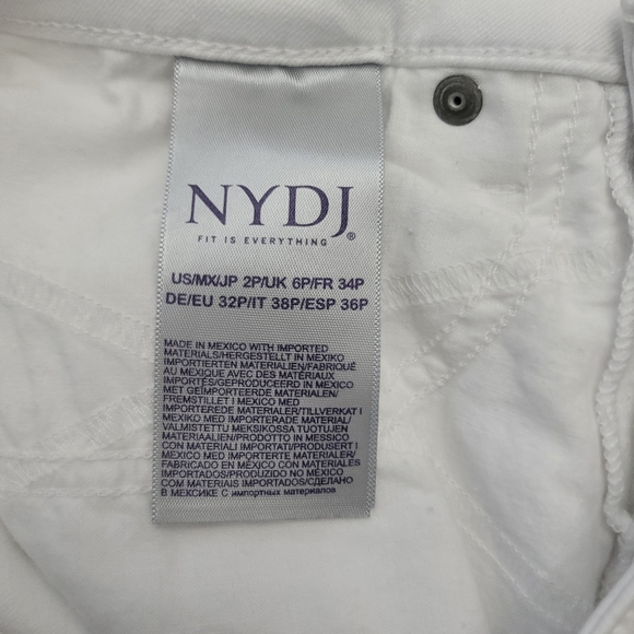 NYDJ Sheri Slim Ankle Cuff Jeans I n Petite